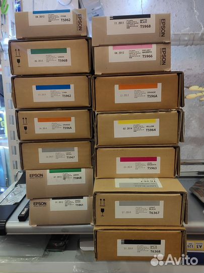 Картриджи оригинальные для Epson Stylus Pro