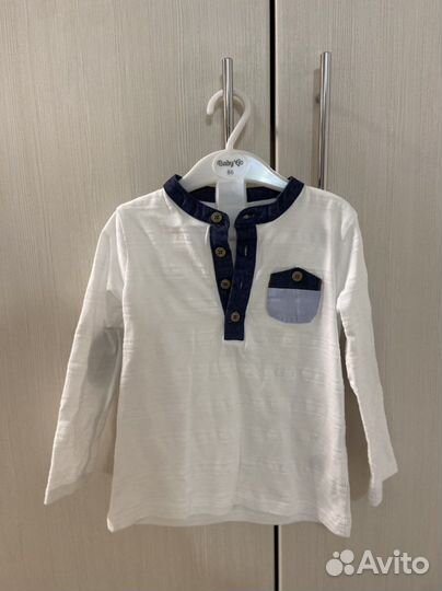 Белая рубашка детская