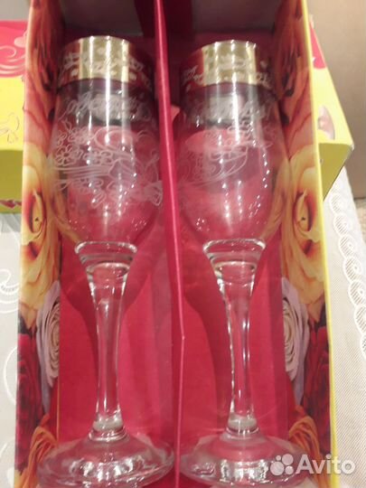 Бокалы. Праздничный набор из 2 штук