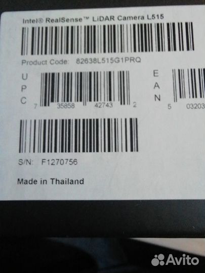 Веб-камера Intel RealSense lidar L515