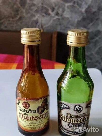 Мини бутылочки от алкоголя