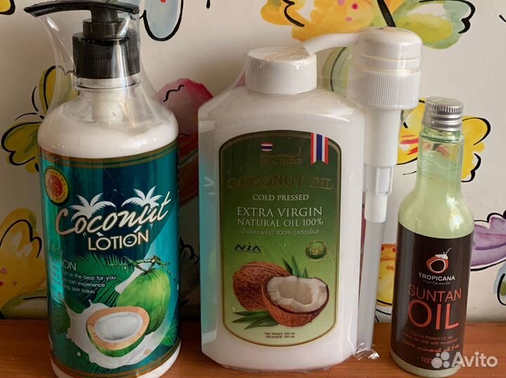 Тайские кокосовые масла и лосьоны