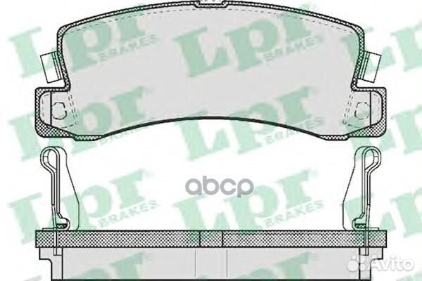 Колодки тормозные toyota avensis/camry/carina/C