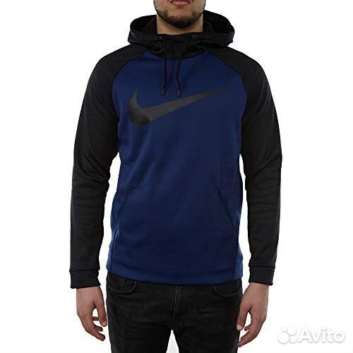 Nike Mens Therma Swoosh Essential Pull Over Hoodie