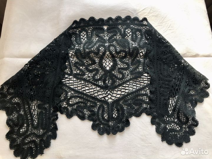 Старинный кружевной платок
