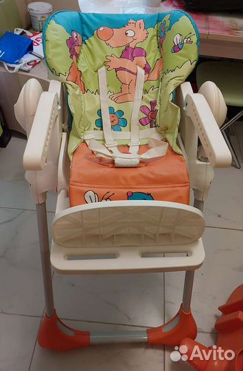 Стульчик для кормления chicco polly
