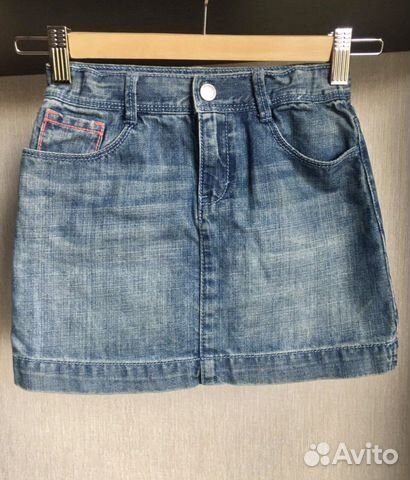 Юбка джинсовая 120-130