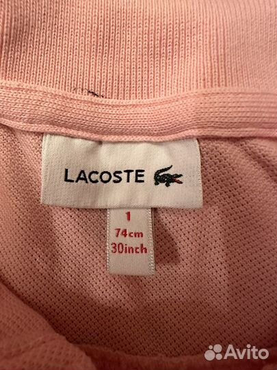 Lacoste детское поло с длинным рукавом