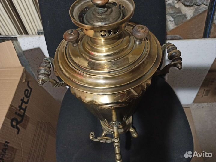 Самовар, царский на дровах