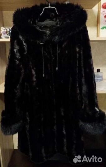 Шуба норковая из кусочков
