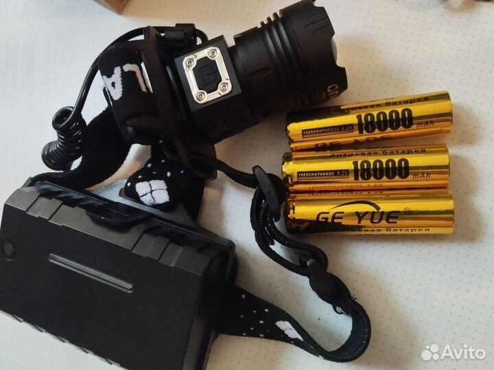 Налобный фонарь ультра мощный