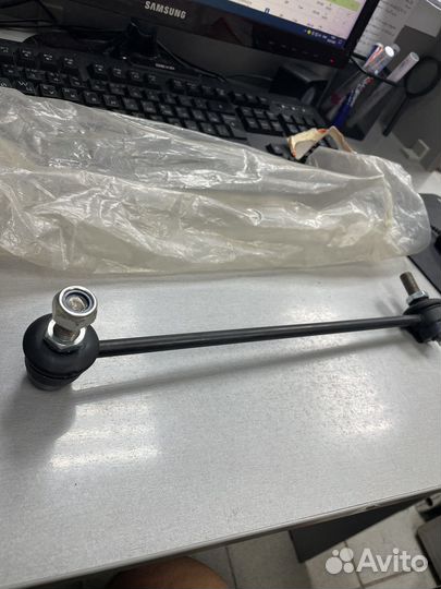 Стойка стабилизатора пер. L vw G4 bora delta