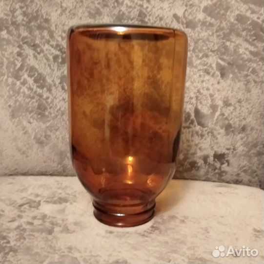 Банка ваза СССР аптечное толстое стекло 2 литра