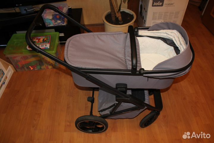 Коляска 2в1 Moon Style 2020, 2 в 1, цвет Stone