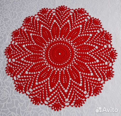 Салфетки ажурные ручной работы
