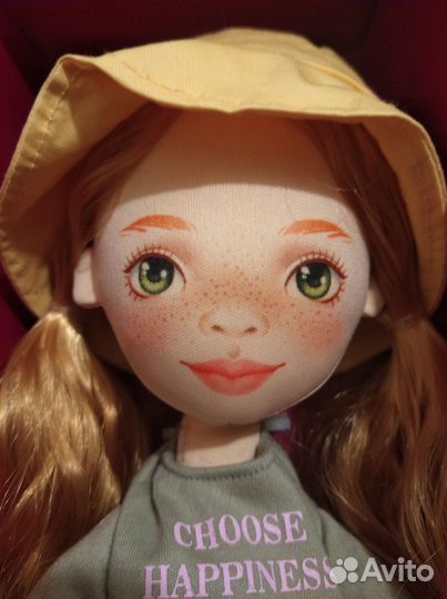 Кукла мягкая, каркасная