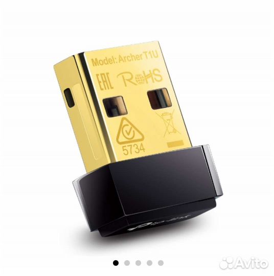 AC450 Wi-Fi USB адаптер Archer T1U