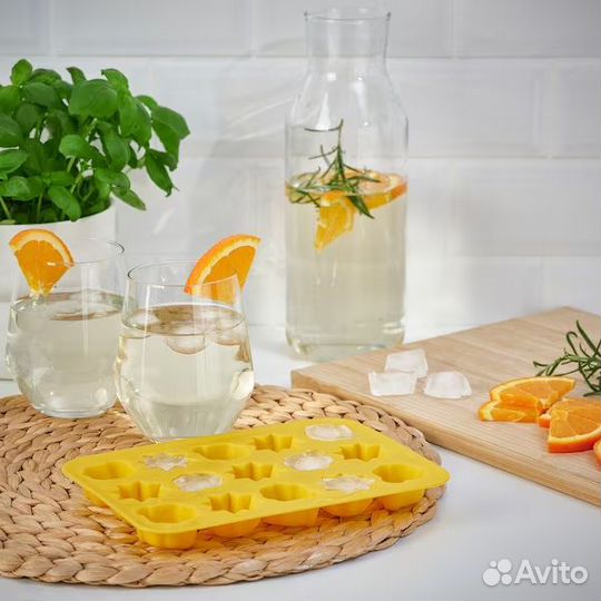 IKEA Сурсот Sursot Лоток для льда, ярко-желтый