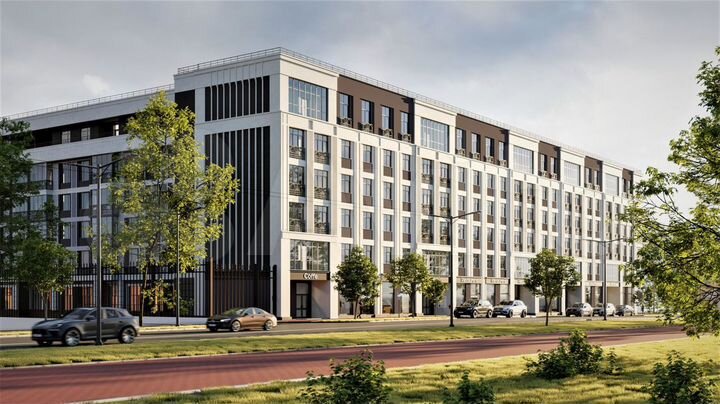 1-к. квартира, 46,9 м², 4/6 эт.