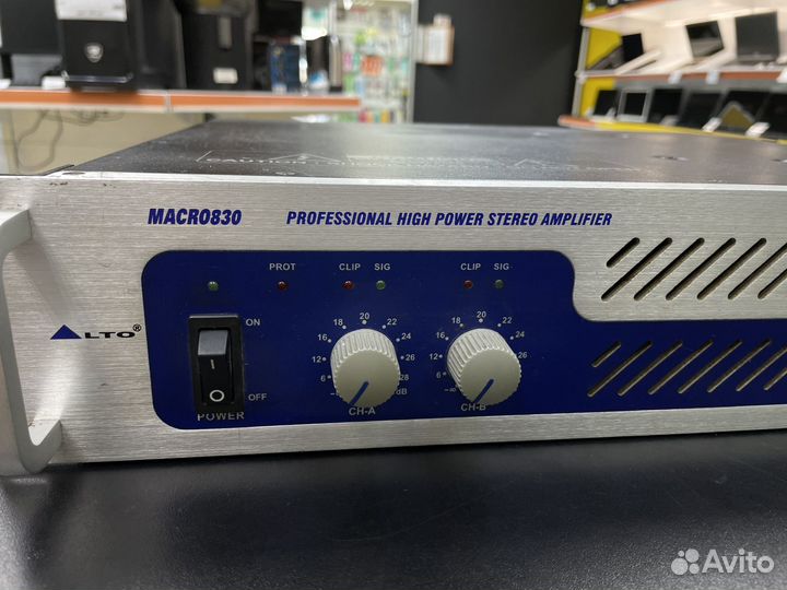 Усилитель alto macro830 / 500вт / гарантия