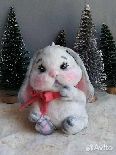 Ватные елочные игрушки