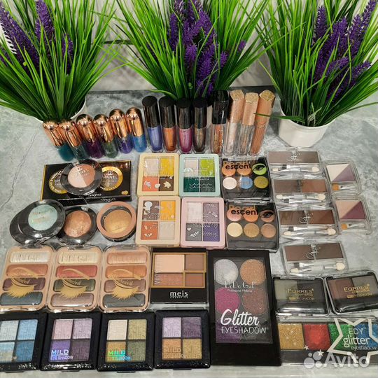 Жидкие тени для век, глиттеры, 