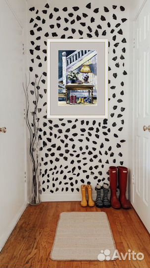 Картина маслом на холсте гостинная