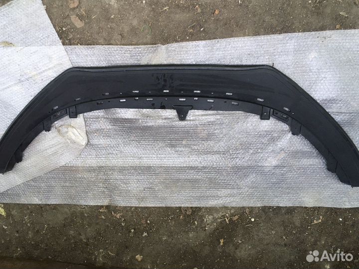 Спойлер переднего бампера VW Polo 10-14