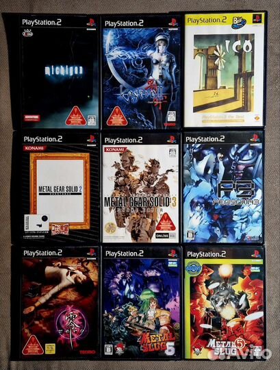 Диски PlaySration 2 Япония