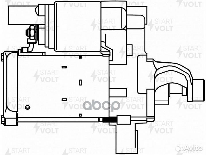 Стартер для а/м VAG A4 (15) /A5 (16) /Q5 (16)