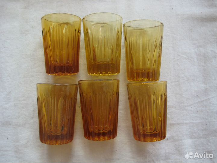 Рюмки. Цветное стекло, СССР