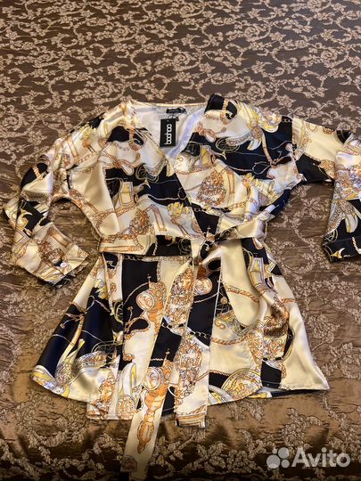 Блузка на запах 48 размер