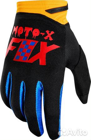 Мотоперчатки Fox Dirtpaw Moto-X Сине-желтый M