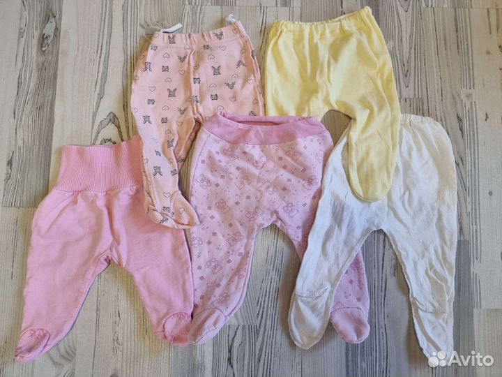 Вещи пакетом на девочку (0-3мес)