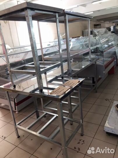 Столы из нержавейки разделочные новые и б/у