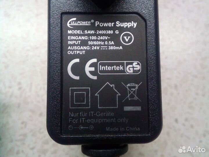 Сетевой адаптер 24В / 0.38А с разветвителем POE