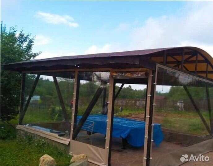 Мягкие окна из пвх пленки / не лопаются