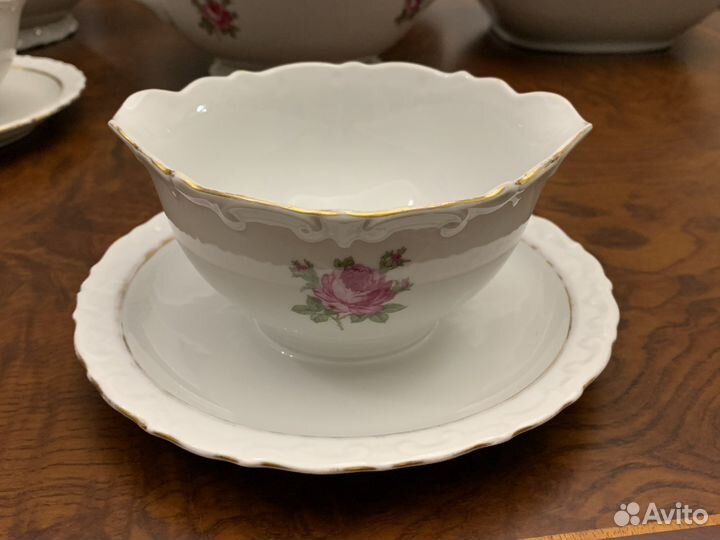 Столовый не полный сервиз kahla Германия 50 годы