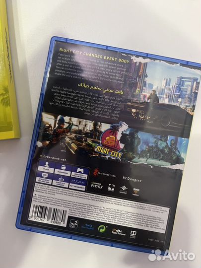 Диск на ps4 Cyberpunk 2077