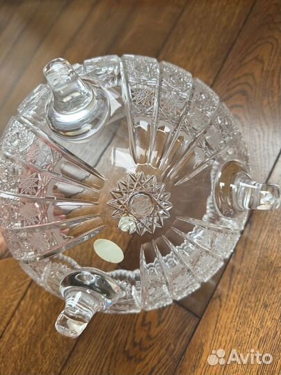 Ваза для фруктов Glasspo Чехия оригинал