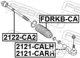 Пыльник рулевой рейки fdrkbca Febest