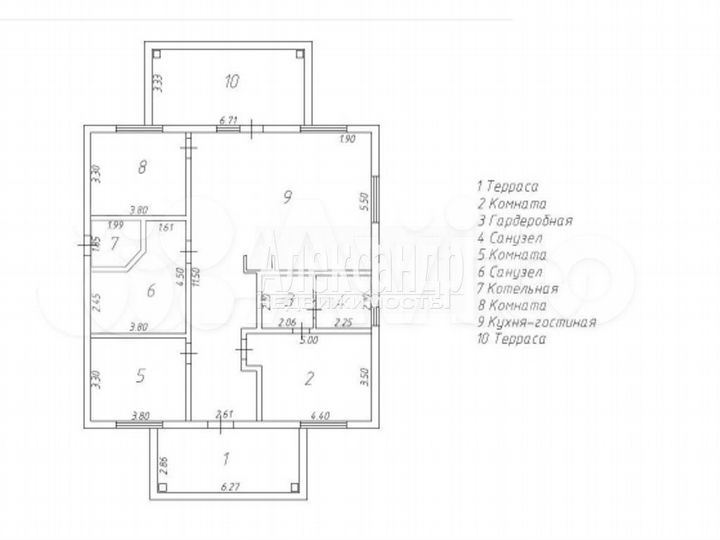 Дом 161,5 м² на участке 9,4 сот.