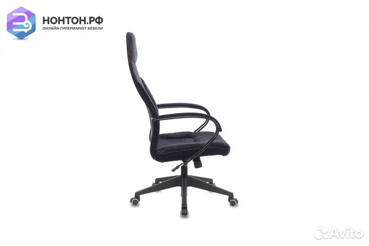 Кресло руководителя Бюрократ CH-608 Fabric черное