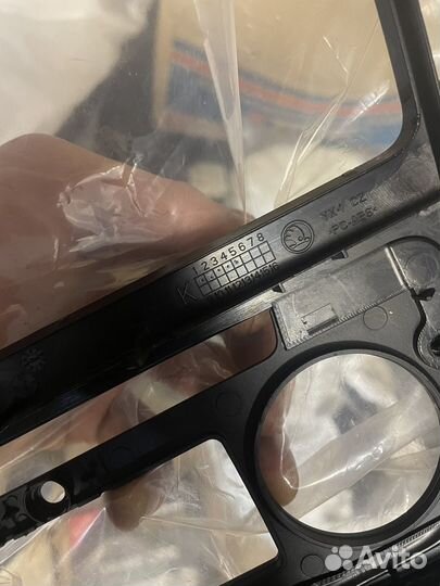 Рамка для магнитолы bolero Skoda Octavia a5