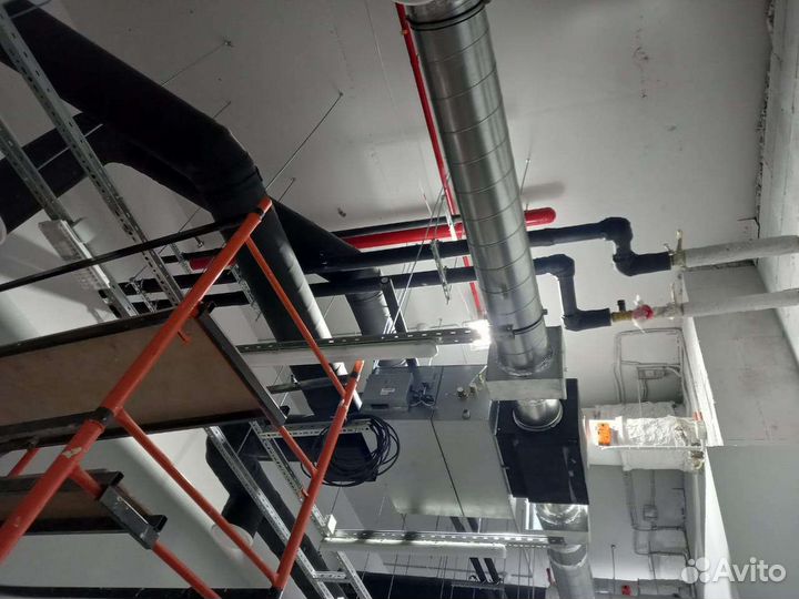 Монтаж систем вентиляции и кондиционирования