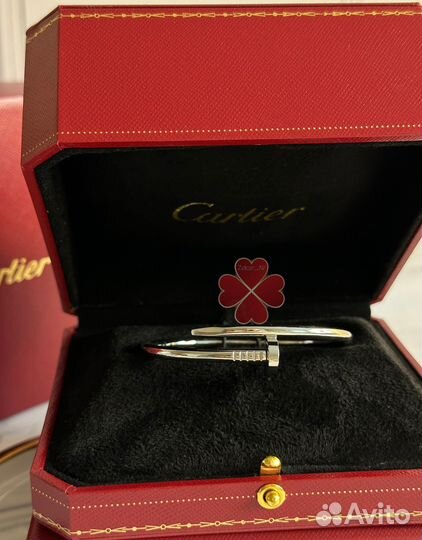 Браслет Cartier гвоздь золото широкий