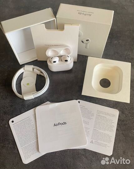 Беспроводные наушники apple airpods 3