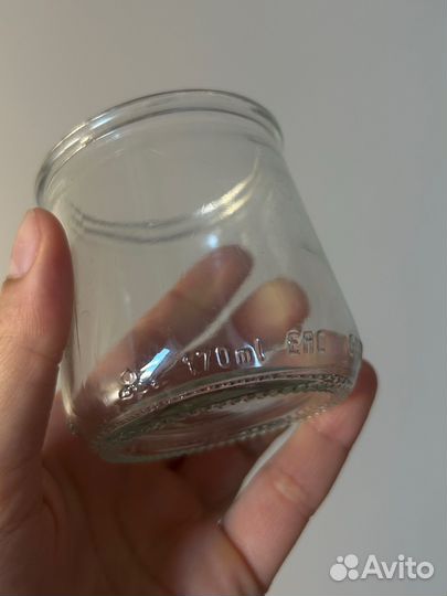 Пустые банки из под йогурта 5 шт