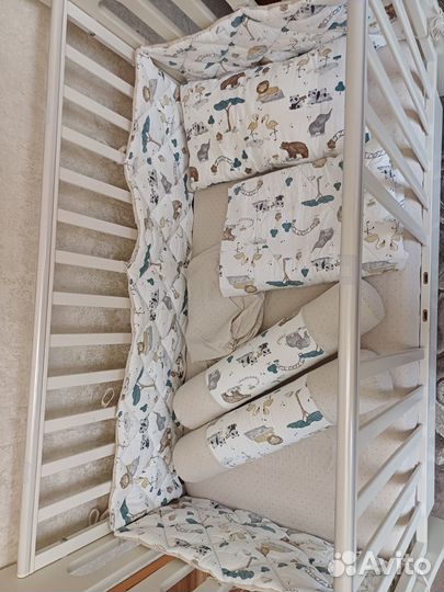 Кроватка детская с матрасом