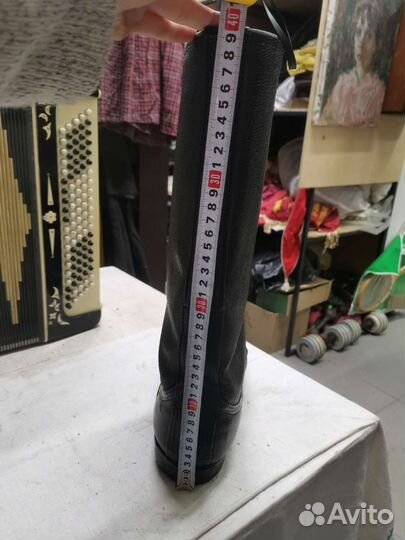 Сапоги хромовые 43 размер СССР (Ч)